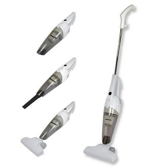 imPRESS GoVac 2-in-1 Upright and Hand-held Vacuum Cleaner- White
