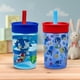 thumbnail image 2 of Magma Life Vaso Entrenador para Niños Twin Tumb, 450 ml (2Pzs), Popote Flexible Antiderrames, Fácil de Limpiar, Ideal para Viajes, Botella de Agua para Niños, Apto para Lavaplatos, 2 of 8