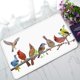 thumbnail image 1 of Felpudo de celebración ABPHQTO pájaro cantor colorido 45x75 cm, 1 of 1
