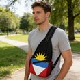 thumbnail image 5 of Klonfd Backpack Crossbody With Shoulder Strap Features National Print Large Capacity Suitable For Outdoor Cycling And Traveling Suitable For Both, 5 of 5