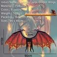 thumbnail image 5 of Halloween Party Decor, Dragon Wing Carnival Costume Cosplay Halloween Costume ,1pc, 5 of 6