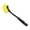 Yellow, variant on Car Wash Brush, Wheel and Fender Brush, Long Handle Tire Cleaner for Car Detailing, Hard Bristle Automotive Tire Detailing Brushes, Multifunctional Vehicle Crevice Scrub Brush, 11 Inch,Yellow