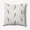 Lunar Gray, variant on 16" x 16" Simply Daisy Feather Stripe Decorative Throw Pillow