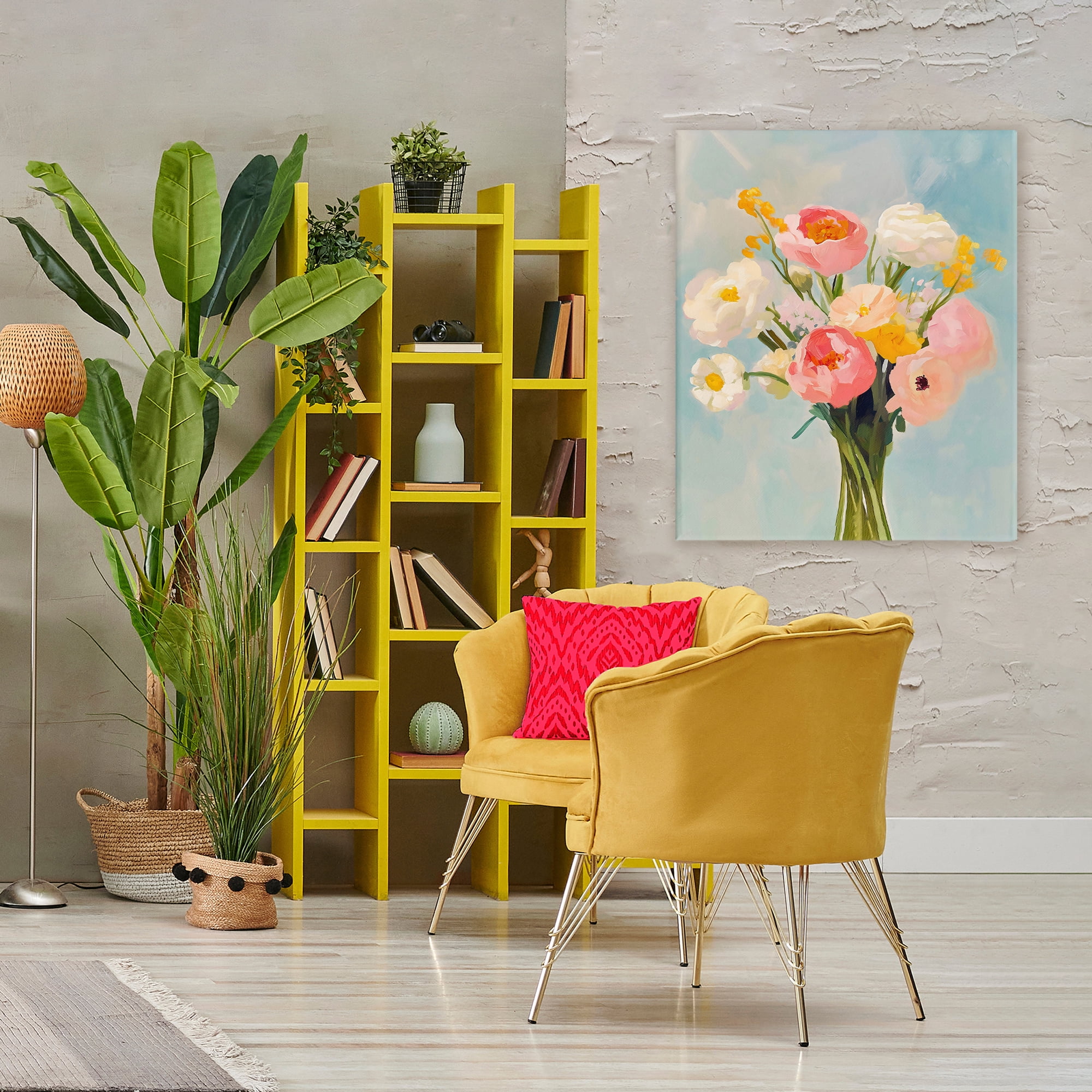Stupell Industries Eclectic Floral Bouquet Canvas Wall Art, design by The Prints Vibe