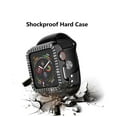 thumbnail image 6 of Njjex Cases for Apple Watch Series 7, PC Plated Hard Bumper Bling Crystal Diamonds Glitter Frame Protective Cover for iWatch Series 7 41mm 45mm 2021 -Black, 6 of 8