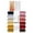 Red and yellow, variant on 12 Varied Sewing Thread Spools With Wood Bobbins Strong Polyester for Home Tailoring