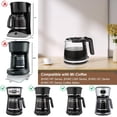 thumbnail image 3 of 12 Cup Coffee Maker Replacement Pot Compatible with Mr. Coffee, 12 Cup Glass Replacement Coffee Carafe Replace Part# RF, LM, PC and SC Series, 3 of 5