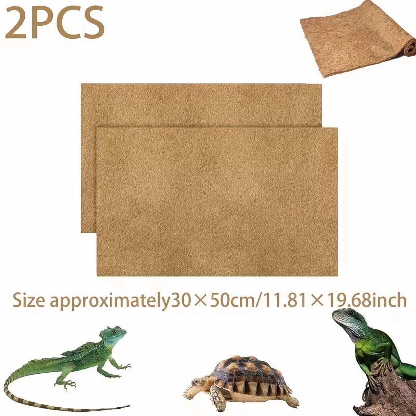 2PCS Reptile Heat Mat for Bearded Dragon, Lizard, Snake Habitat