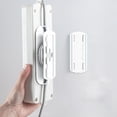 thumbnail image 1 of Organizador de cables montado en la pared Soporte de retención de enchufe sin perforaciones (blanco) Sywqhk Libre de BPA, 1 of 3