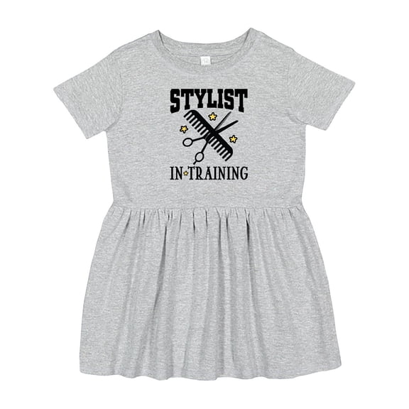 Inktastic Stylist in Training Girls Salon Girls Toddler Dress