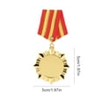 thumbnail image 5 of Medalla 5 Cm Oro Con Cinta para El Cuello Premios Juegos Deportivos Pelota, 5 of 5