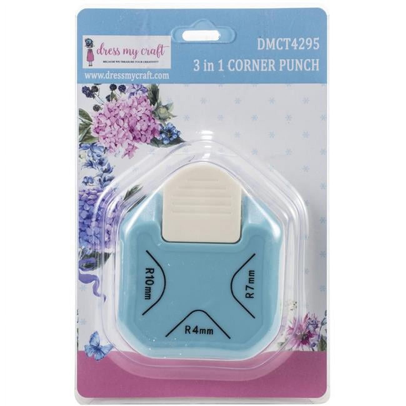 (3 pack) Dress My Craft DMCT4295 3 in 1 Corner Paper Punch