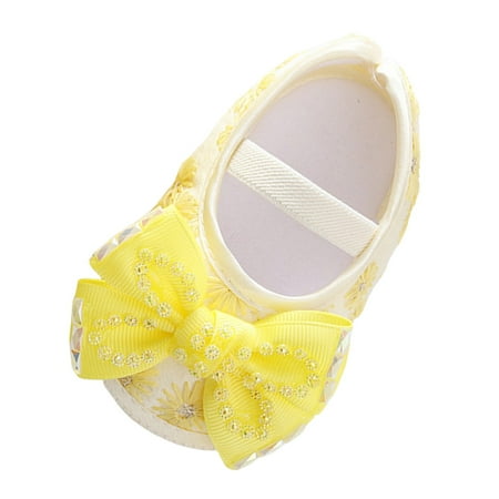 

Sopiago Toddler Girls Walkers Shoes Children Princess Toddler Soft Boys Shoes Kids Shoes Baby Baby Boy Basketball Yellow 12