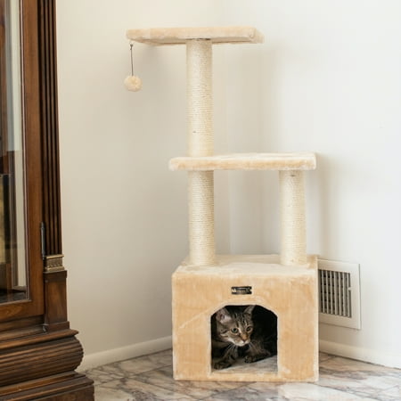 UPC: 0815481011328 | Armarkat Classic real wood Cat Tree  Model A3902  Beige