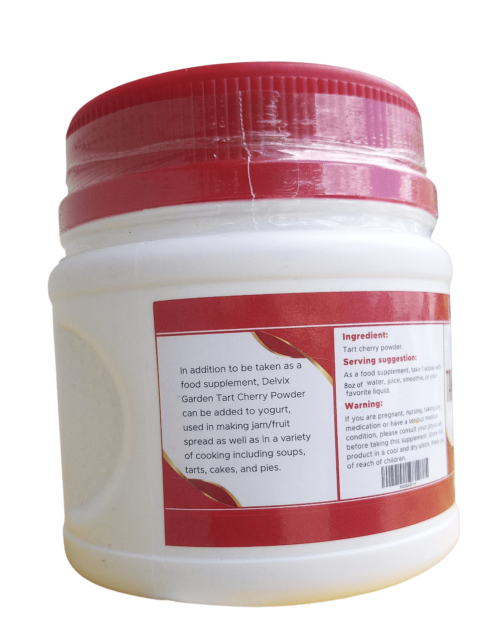 Tart Cherry Powder – 10 oz | Pure & Unsweetened | Premium Freeze-Dried Tart Cherries | Rich Color & Flavor | Perfect for Smoothies, Baking, and Recipes