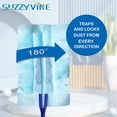thumbnail image 2 of SUZZYVINE Recharges de Dépoussiéreurs Jetables, 180 Recharges de Dépoussiéreurs, Total 30 Unités, Bleu et Blanc, 2 of 8