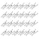 thumbnail image 1 of 100pcs Plastic Clips Mini Clothespins Spring Clothing Hangers Photo Clips for Home, 1 of 4