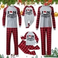 thumbnail image 1 of Pyjamas de Noël Assortis pour la Famille Noël 2024 Famille Noël Imprimé Manches Longues Chandail Décontracté Col Rond Chandail à Capuchon pour Femmes Pyjamas de Noël pour Femmes Noir Maman Taille:S, 1 of 5