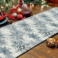 thumbnail image 4 of Winter Table Runner Snowflake Christmas Long Runners 13 x 72 Inch Watercolor Holiday Farmhouse Home Kitchen Table Decorations, 4 of 6