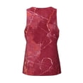 thumbnail image 5 of Haiem Abstract Red Marble Men Workout Tank Top Gym Bodybuilding Sleeveless Muscle T Shirts Athletic Tank Breathable Workout Shirt-X-Large, 5 of 9