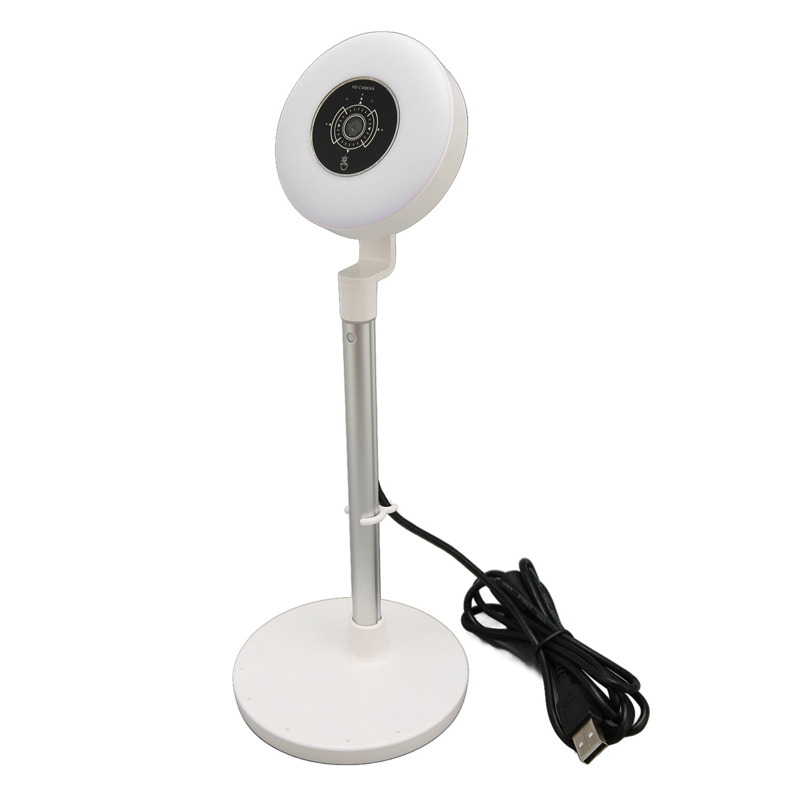 1080P Webcam with Microphone, HD Webcam with Adjustable Fill Light, USB Computer Camera, Streaming Mic Webcam for Online Calling / Webcast