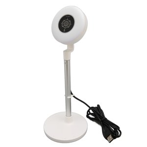1080P Webcam avec Microphone, HD Webcam avec lumière de remplissage réglable, USB Caméra d'ordinateur, Webcam de streaming Mic pour appel en ligne / Diffusion sur le Web