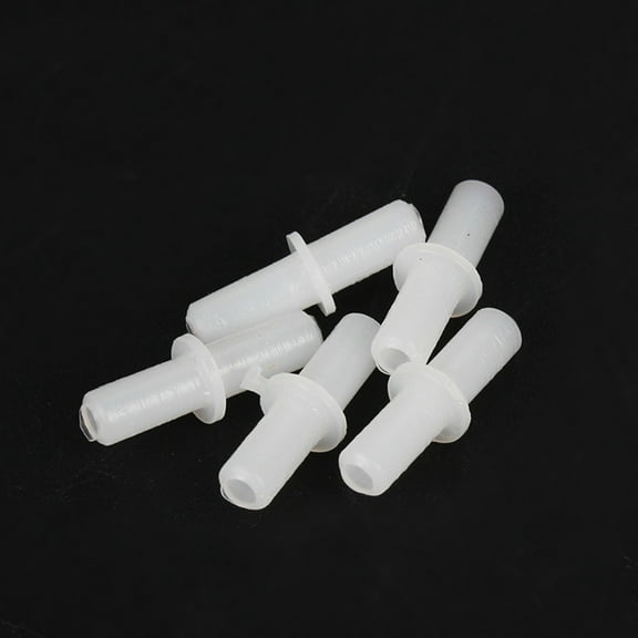 MLINS 10pcs 4mm Straight Angle Air Connector Plastic Inline Tubing for Aquarium Fish Tank
