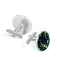 thumbnail image 3 of Turtle Men's Cufflinks for Formal Attire, Made of Stainless Steel, Ideal for Business Events, 3 of 6