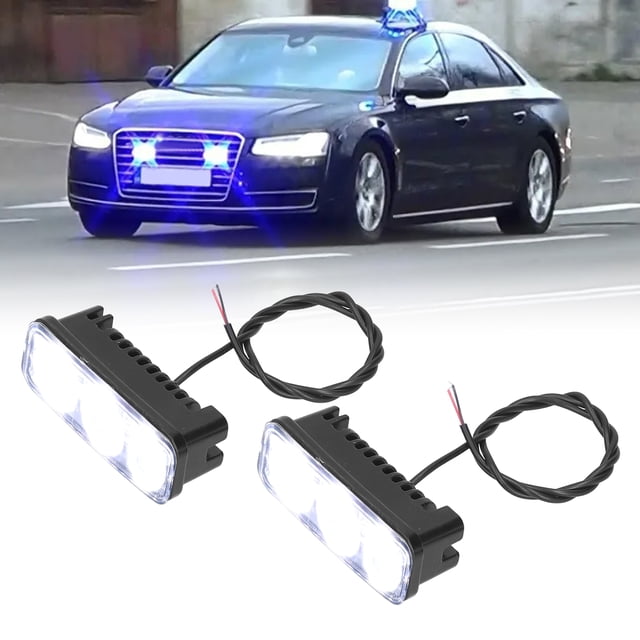 Grille Running Lamp, White Lighting LED DRL Light for Cars for Motorcycles