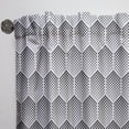thumbnail image 3 of Designart 'Pattern Halftone' Modern Curtain Panel, 3 of 5
