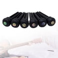 thumbnail image 6 of MERIGLARE 6 Pieces Guitar Pins, String Pegs Musical Instrument Accessories Black Guitar Strings Nails Replacement Parts for Folk Guitar, 6 of 8