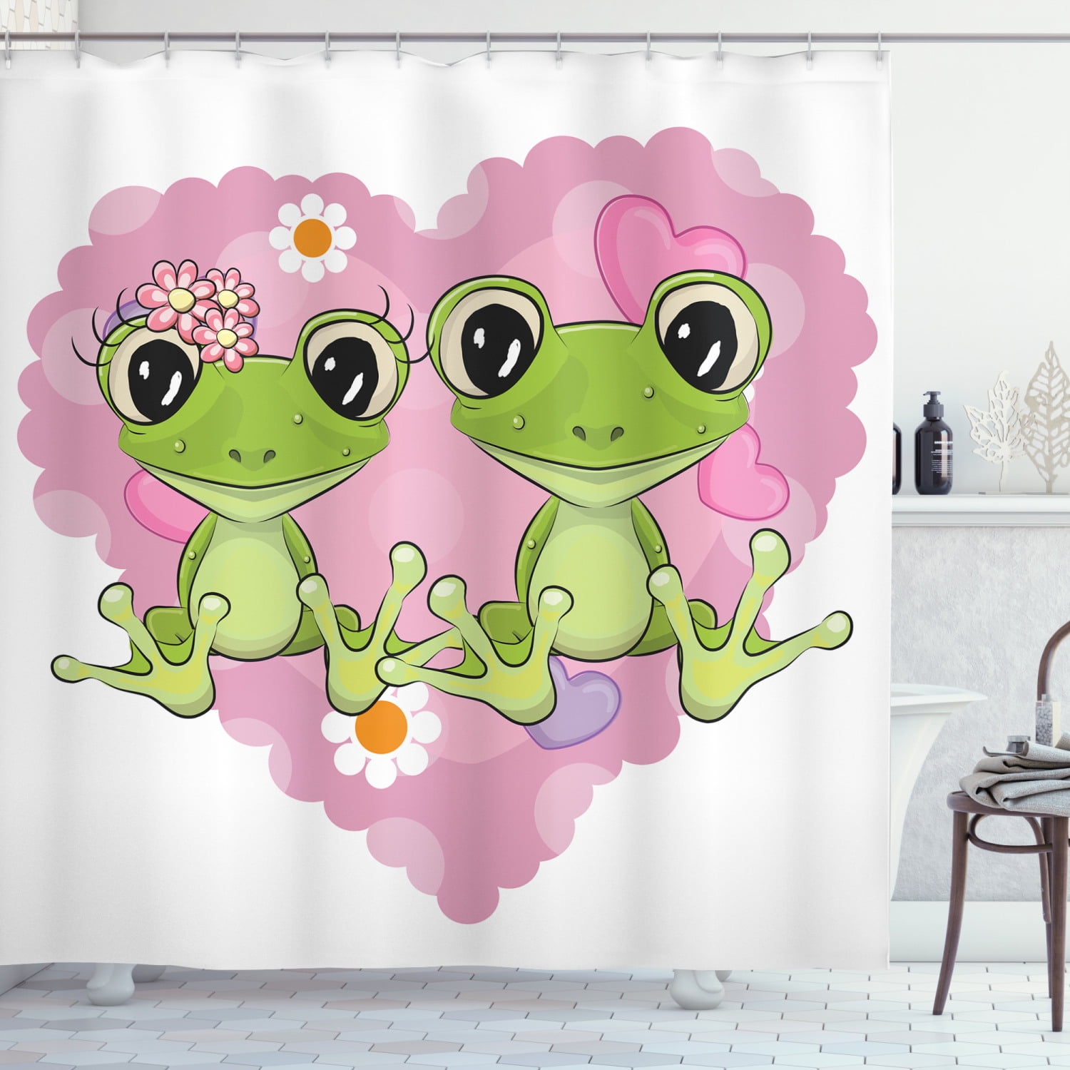 Bathroom Frog Shower Curtain Amazon Frog Painting Artistic Bathroom Modern Vibrant Bathroom