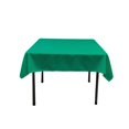 thumbnail image 1 of LA Linen TCpop58x58-JadeP53 Polyester Poplin Square Tablecloth, Jade - 58 x 58 in., 1 of 1