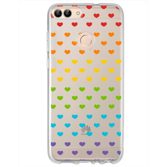Funda para Huawei P Smart InstaCase con diseño Corazones Rainbow Love Collection