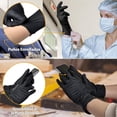 thumbnail image 4 of Guantes Desechables Vinil Nitrilo Industrial, Guantes de Vinil Color Negro, Guantes de Nitrilo (100 Pcs), Sin Látex, Sin Polvo, 4 of 4
