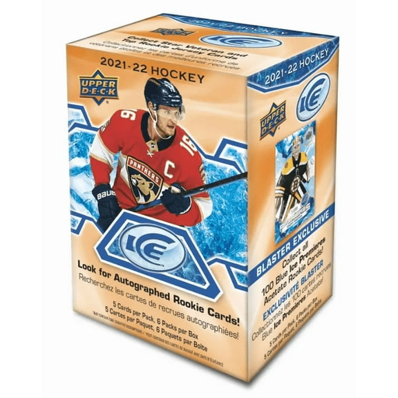 NHL Upper Deck 2021-22 ICE Hockey Trading Card BLASTER Box (6 Packs)