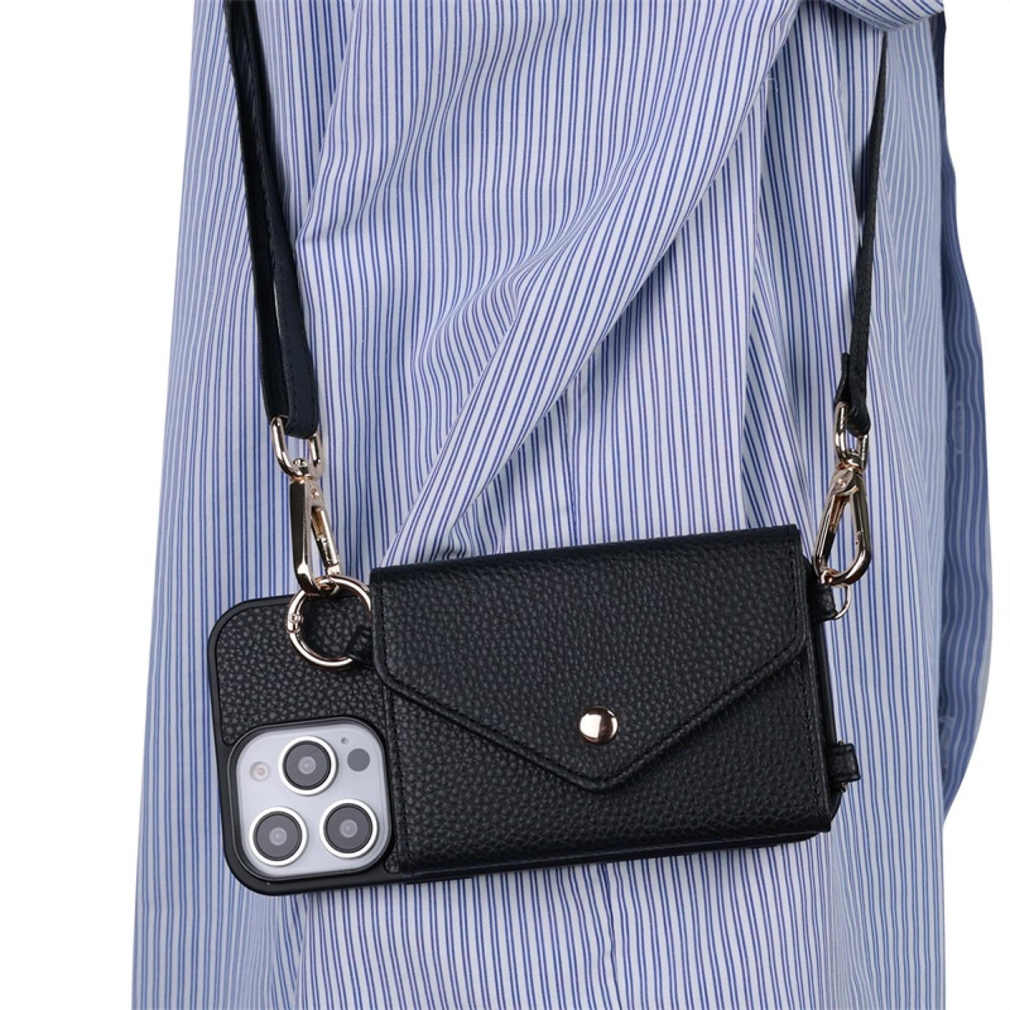 Crossbody Wallet Case with Card Holder & Kickstand compatiable with iPhone 16 Pro