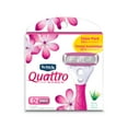thumbnail image 2 of Schick Quattro Women's 4-Blade Razor Blade Refills, All Skin Types, 6 Ct, 2 of 6