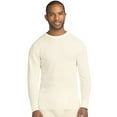 thumbnail image 2 of Hanes X-Temp Men's Organic Cotton Thermal Crew 3X-4X - Natural - 4XL, 2 of 2