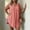 Pink plus size v neck blouse a1, variant on Women Plus Size Sleeveless V Neck Blouse Casual Button Down Loose Fit T-Shirt Travel Summer Tunic Tops, Green XL