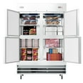 thumbnail image 3 of KoolMore 54 in. Commercial Stainless Steel Solid Half Door Reach-In Freezer, 47 cu. ft., 3 of 13
