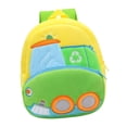 thumbnail image 1 of Mochila infantil con temática de vehículos de ingeniería, mochila, bolsa de lona, ​​correa ajustable Camión de saneamiento, 1 of 8