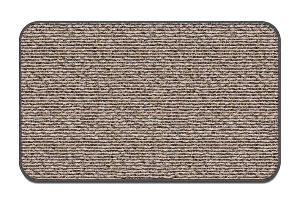 Skidresistant Carpet Indoor Area Rug Floor Mat Black Ripple 2' X 3