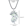 thumbnail image 2 of Luminously Dragon Pendant Necklace Simple Chokers Clavicle Chain Statement Jewelry Neck Chain Gift for Women and Men, 2 of 8