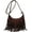 Coffee, variant on Women Tassel Faux Suede Leather Fashion Purse Crossbody Bags Hobo Bag Boho Evening Handbag