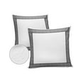 thumbnail image 2 of Outdoor Throw Pillow Cover Greek Meander Border Inspired Key Waterproof Cushion Covers 2 Pack Abstract Twist Stripe on White Pillow Cases Home Decoration for Patio Garden Couch Sofa, 2 of 7
