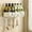 A, variant on Product Classification Rack Storage Shelf Product Title Bathroom Shelves Shower Canny Wall Mounted Organizer with Six Hooks Drilling Free Shower Storage for Bathroom Kitchen Laundry Balcony