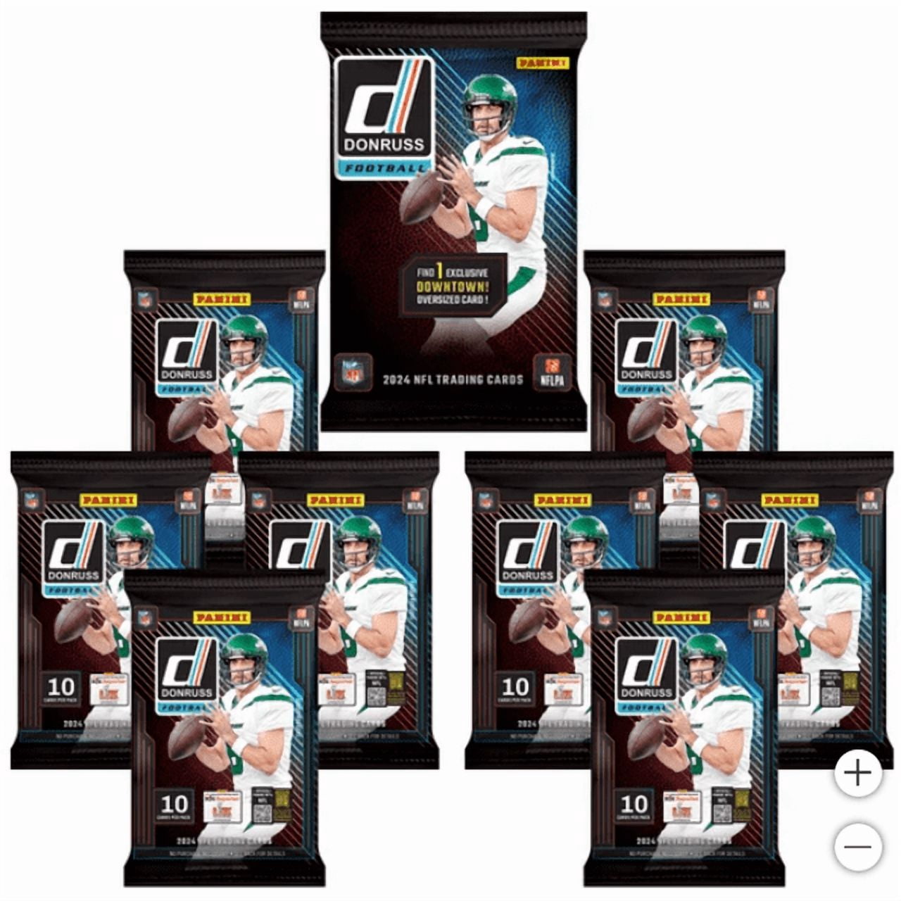 Panini 2024 Donruss NFL Trading Card Bundle - Guaranteed Downtown!