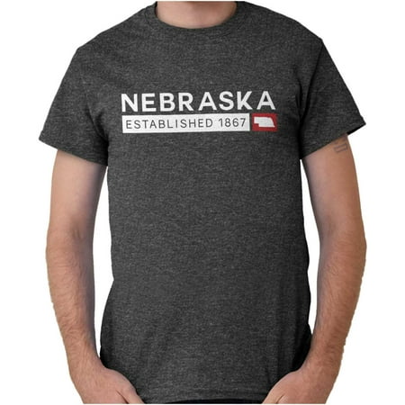 Brisco Brands Classic Nebraska State Vacation Short Sleeve Adult