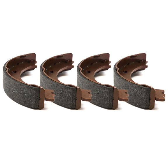 Rear Dynamic Friction Company True-Arc Brake Shoes 1902-0772-00